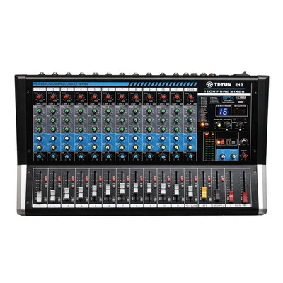 Audio Interface - TEYUN E12 Large professional 12 -channel