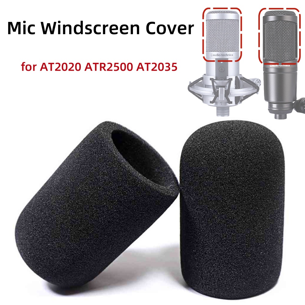 Ribbon Microphone - 2PCS AT2020 Microphone Windscreen,Mic Windscreen Cover,Windproof