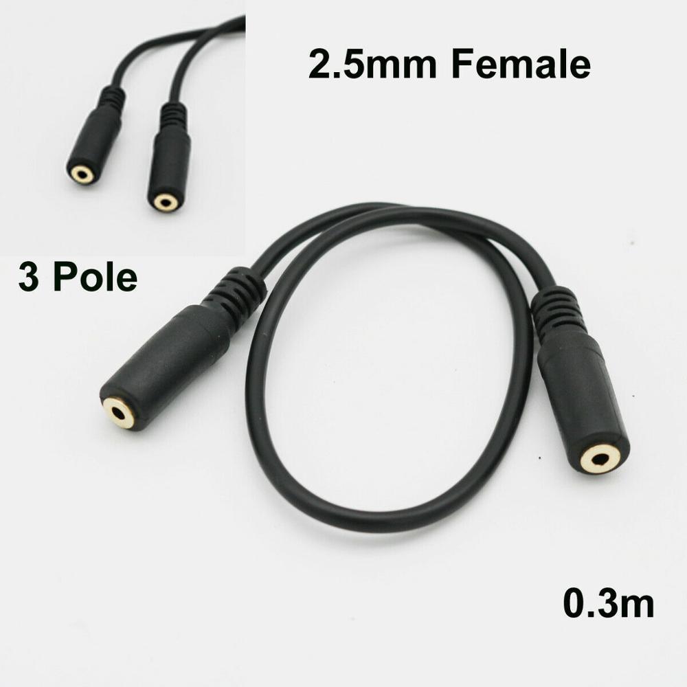 Trs Cable - 1pc 2.5mm 3 Pole Female TRS