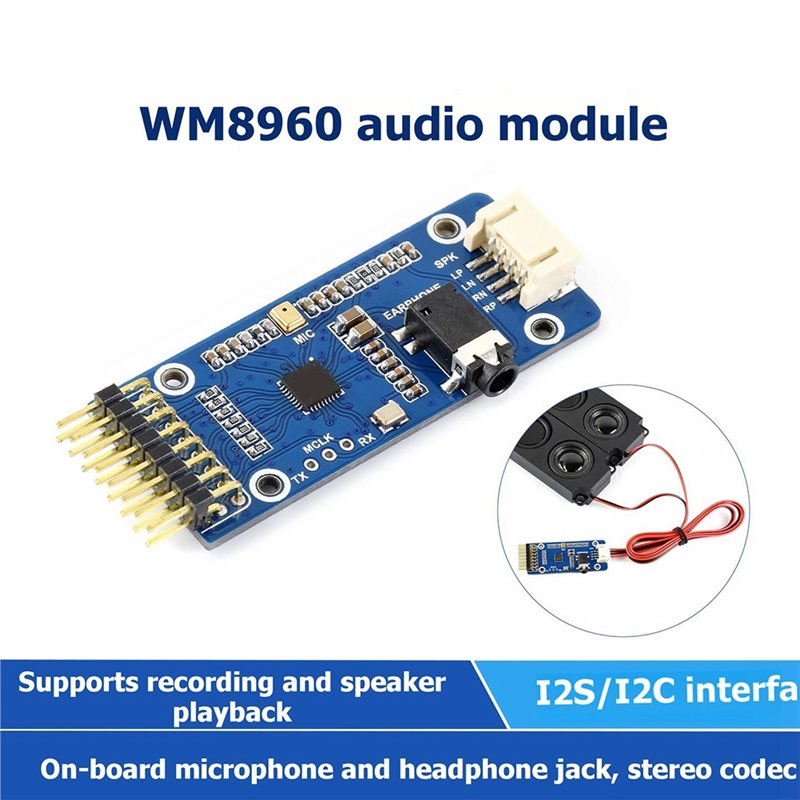 Diy Speaker - WM8960 For Raspberry Pi 5/7 Inch