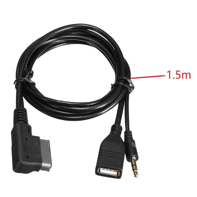 Durable-Car Audio Cable USB Ca - Mdi Cable recension och pris