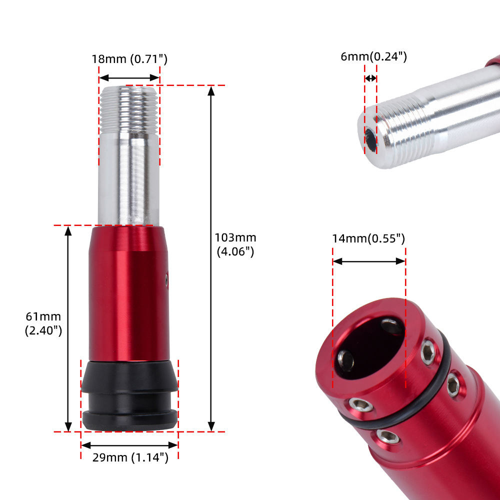 Aluminum Alloy Gear Shift Knob - Knob Aluminum recension och pris