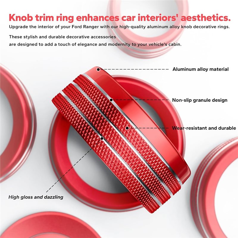 Reliable-Car Decor For Trimfor - Knob Aluminum recension och pris