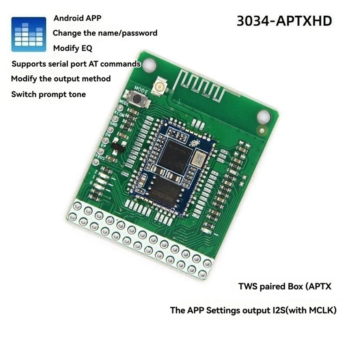 Y01A 2X QCC3034 Bluetooth 5.1  - Sbc Audio Amplifier recension och pris