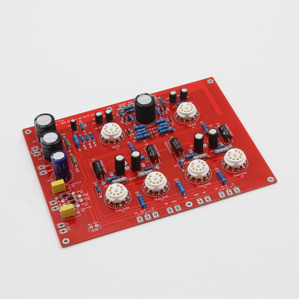 HiFi EL84+ECF80 Stereo Push Pu - Audio Amplifier Board recension och pris
