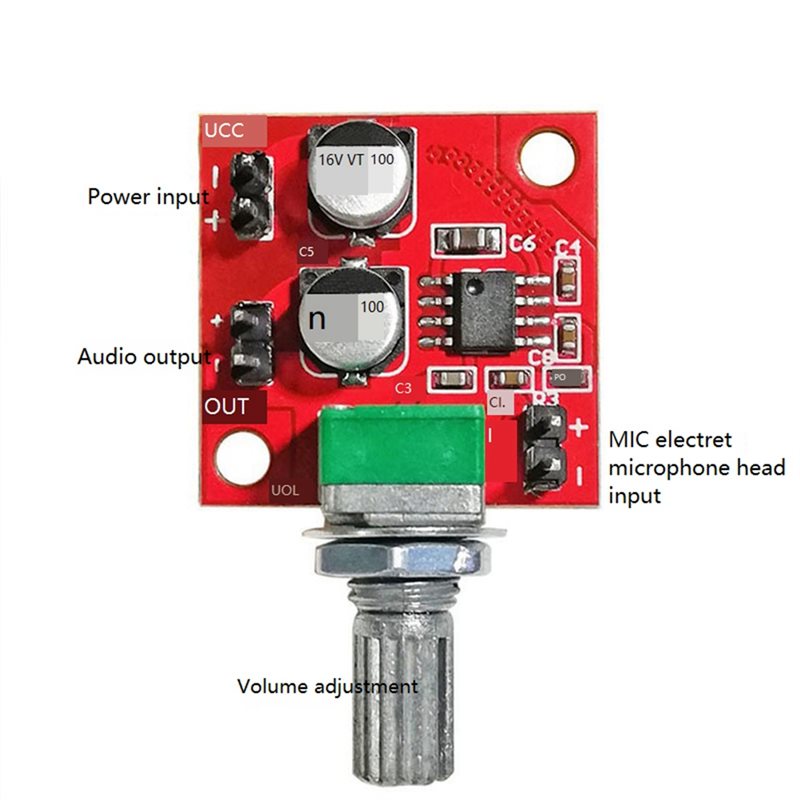 -[A51I Digital]LM386 Electret  - Audio Amplifier Board recension och pris