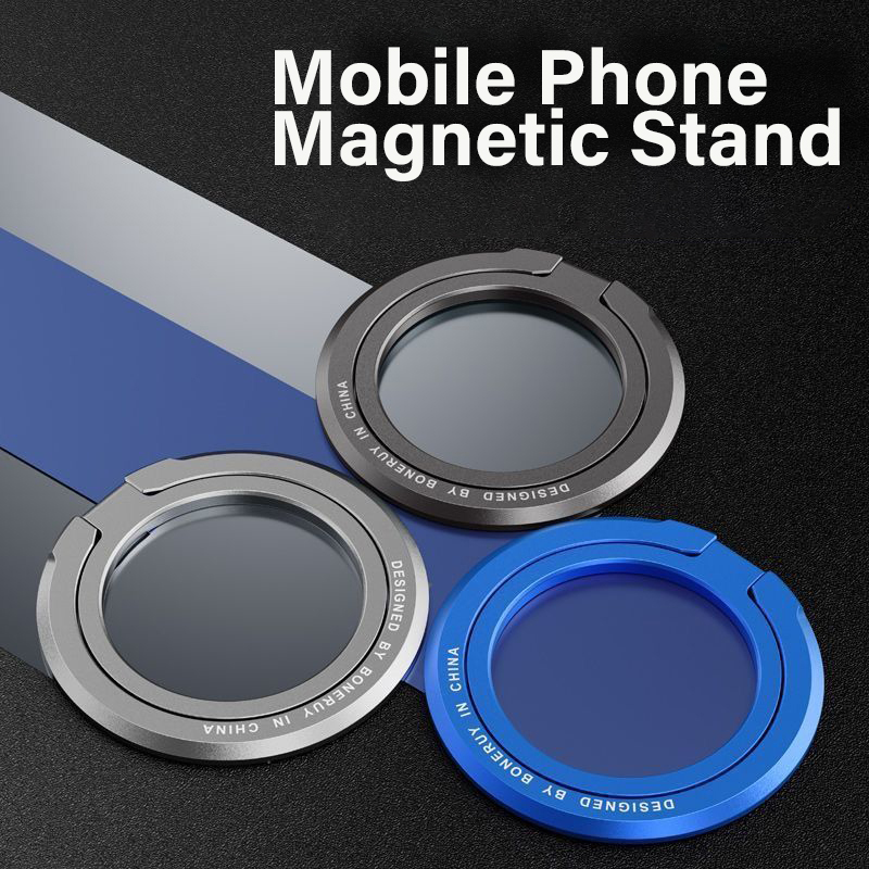 Magnetic Phone Ring Holder Sta - Knob Aluminum recension och pris