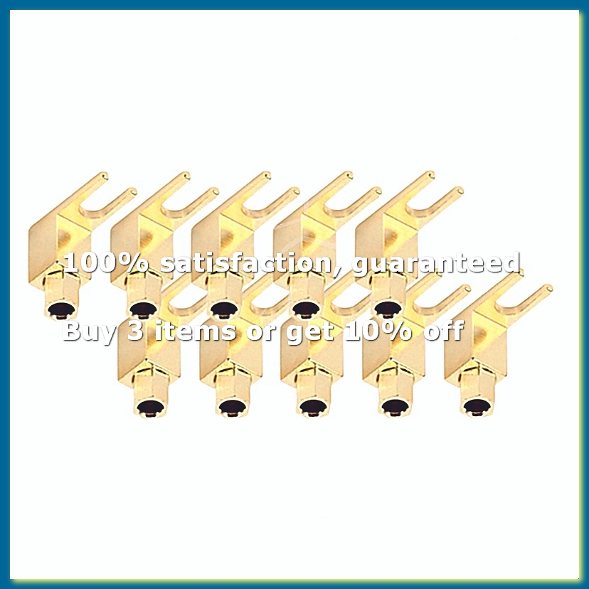 10PCS Banana Connectors Gold P - Banana Plug recension och pris