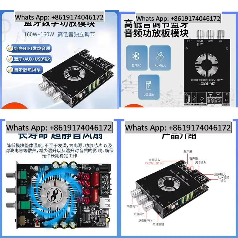 ZK-1602T digital power amplifi - Audio Amplifier Board recension och pris