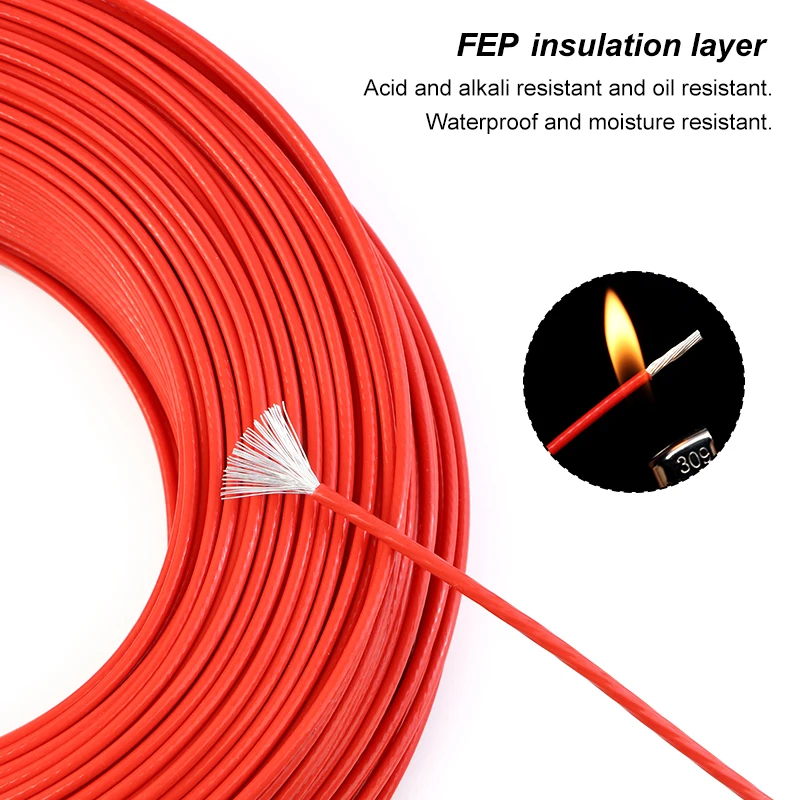 1~100m PTFE Silver Plated Elec - Audio Jumper Wire recension och pris