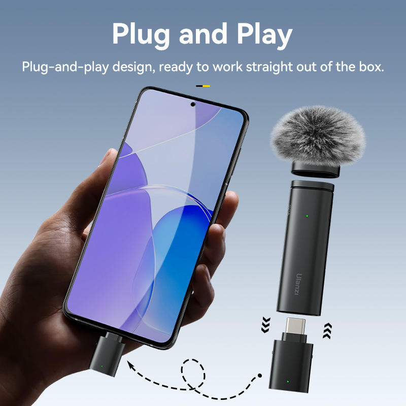 Ulanzi WM-10 Wireles Lavalier  - Microphone Capsule recension och pris