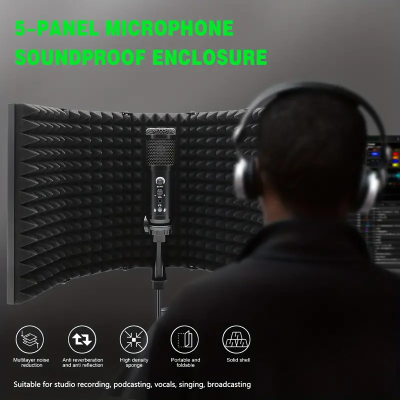 3 / 5 Panel Reflection Filters - Ribbon Microphone recension och pris