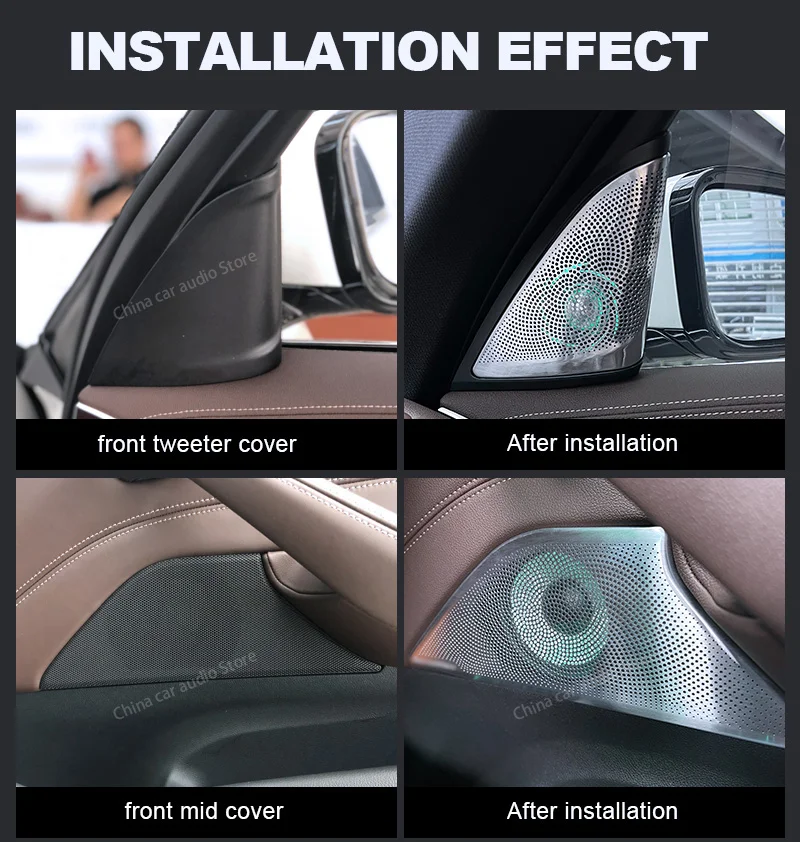 LED Car Speaker Tweeter Cover  - Tweeter recension och pris