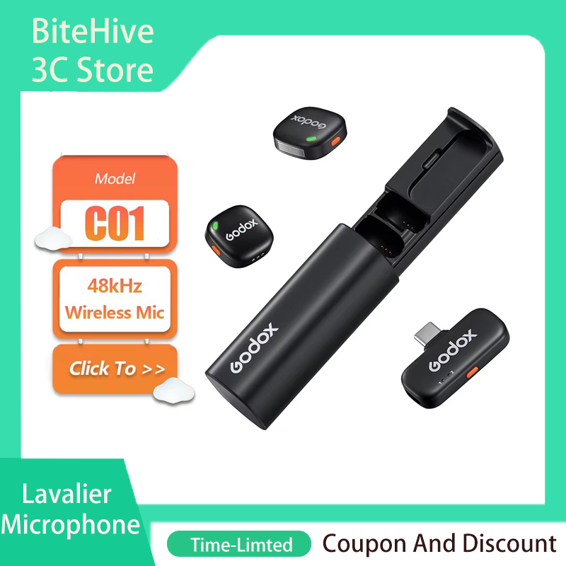 GODOX C01 Wireless Lavalier Mi - Ribbon Microphone recension och pris