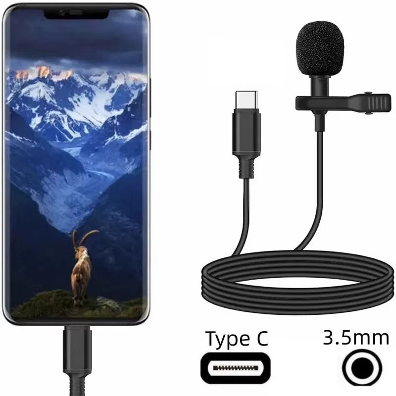 1-5pcs Portable USB Mini Laval - Microphone Capsule recension och pris