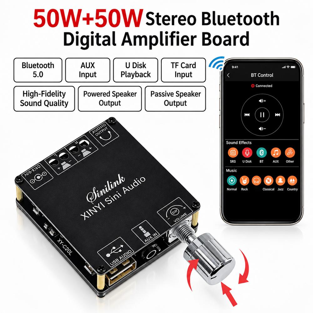 Bluetooth Digital Power Amplif - Audio Amplifier Board recension och pris