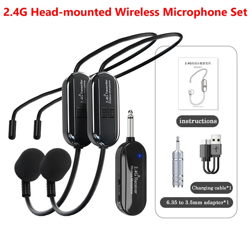 2.4G Head-mounted Wireless Lav - Speaker Enclosure recension och pris