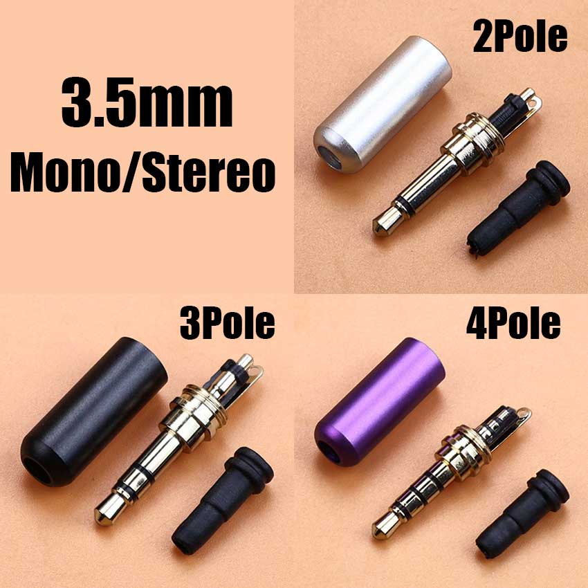 1pcs 3.5mm Mono Stereo Headpho - Audio Jumper Wire recension och pris