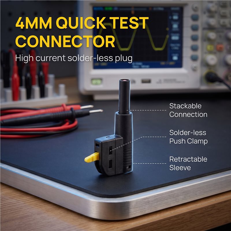 4Mm Quick Connect Banana Plug  - Banana Plug recension och pris