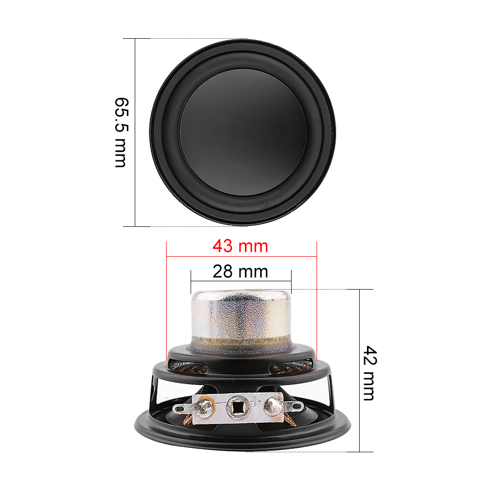 AIYIMA 2Pcs 2.5 Inch Midrange  - Es9018 Dac recension och pris