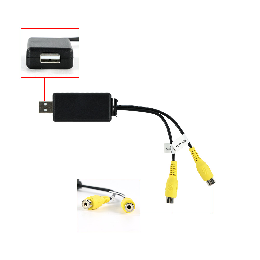 USB To CVBS RCA Video Output A - Audio Cable Rca recension och pris