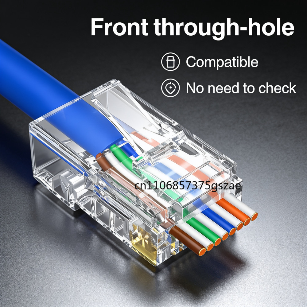10/50/100PCS CAT6 Through-Hole - Rj45 Jack recension och pris