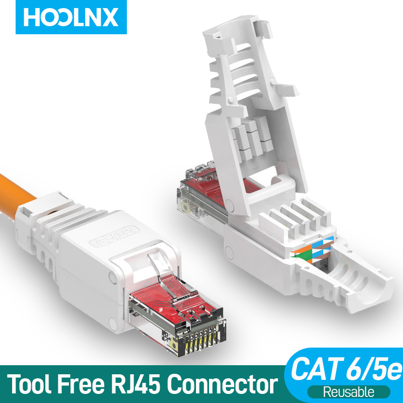 Hoolnx Tool free RJ45 connecto - Rj45 Jack recension och pris