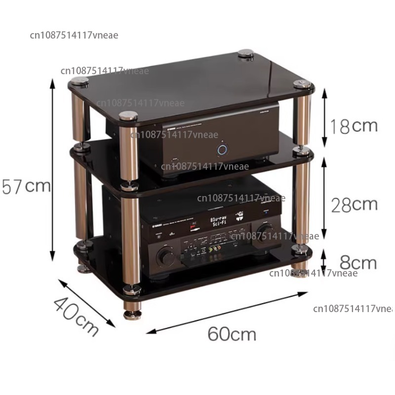 3 Tier Audio Rack Anti Vibrati - Speaker Enclosure recension och pris