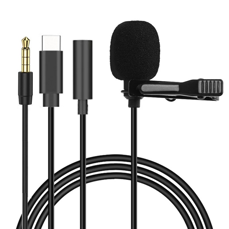 1.5m Mini Portable Lavalier Mi - Microphone Capsule recension och pris
