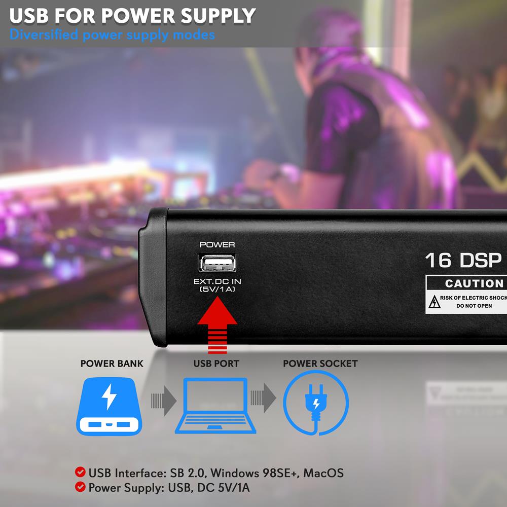 Compact Audio Mixer Pro Audio  - Audio Interface recension och pris