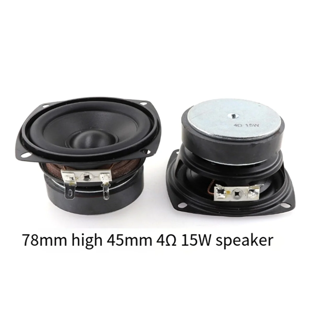 NEW 2pcs 78MM 4Ohm 15W Subwoof - Diy Speaker recension och pris